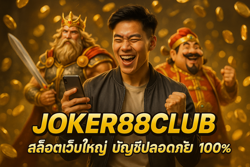 JOKER88CLUB สล็อตเว็บใหญ่ บัญชีปลอดภัย 100%