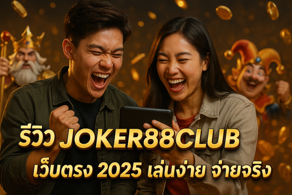 รีวิว JOKER88CLUB เว็บตรง 2025 เล่นง่าย จ่ายจริง