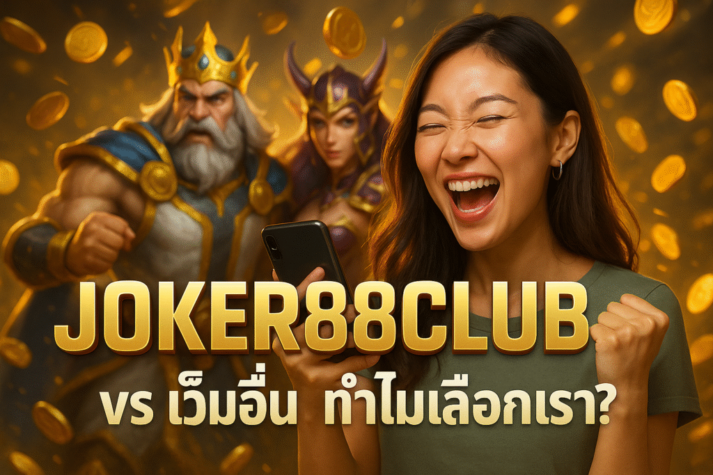JOKER88CLUB vs เว็บอื่น ทำไมเลือกเรา?